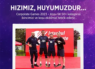 Corporate Games-2023'de Koşu Kategorisinde Başarı Bizim